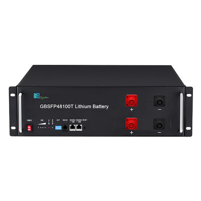 سعر جيد 51.2V 5kWh LiFePO4 بطارية الليثيوم المنقسمة للنظام الشمسي المنزلي مع اتصال CAN و BMS متصل