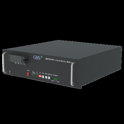 سعر جيد وحدة بطارية Lifepo4 قابلة لإعادة الشحن 3U Cabnet 48V100Ah (15S) للاتصالات متصل