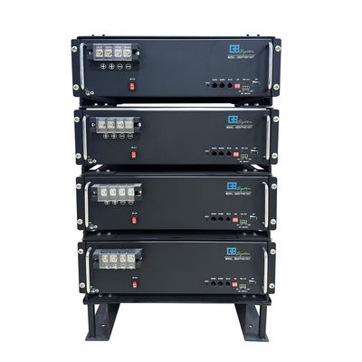 سعر جيد حزم بطاريات ليثيوم فوسفات الحديد 5 كيلو واط ساعي قابلة للتكديس 51.21 فولت 100 أمبير متصل