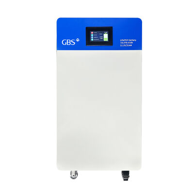 سعر جيد مجموعة بطارية GBS Solar LiFePO4 بعجلات ودورة عميقة قابلة لإعادة الشحن مقسمة لرف الخادم 51.2 فولت 314 أمبير ساعة CAN 6000 دورة ضمان 5 سنوات 15-20 كيلو واط ساعة متصل